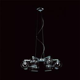 338-10615  LED 6 Light Ceiling Light Polished Chrome 