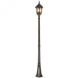 184-10653 Battista LED Outdoor Lamp Post Walnut 
