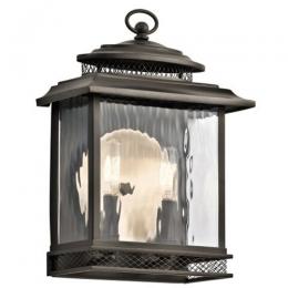 190-10776 Pasetti LED Outdoor Period Medium Wall Lantern Olde Bronze 
