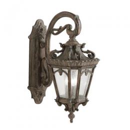 190-10874 Tonetto LED Outdoor Period Extra Large Wall Lantern Bronze Patina 