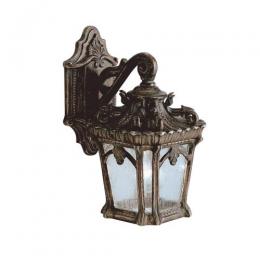 190-10877 Tonetto LED Outdoor Period Small Wall Lantern Bronze Patina 