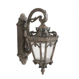 190-10880 Tonetto LED Outdoor Period Large Wall Lantern Bronze Patina 