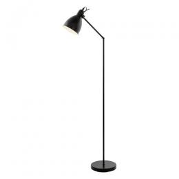 LED Reading Floor Lamp Black 