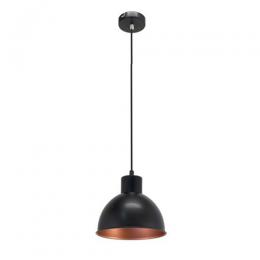 LED Pendant Ceiling Light Black Copper 