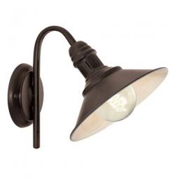 LED Wall Light Antique Brown 