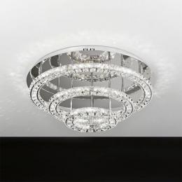 164-11042  LED Flush Ceiling Light Polished Chrome 