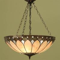 366-11065 Baccari LED Tiffany 3 Light Large Inverted Pendant Ceiling Light