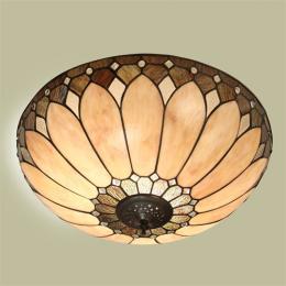 366-11066 Baccari LED Tiffany 2 Light Flush Ceiling Light 