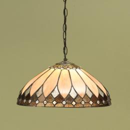366-11068 Baccari LED Tiffany 1 Light Medium Pendant Ceiling Light 