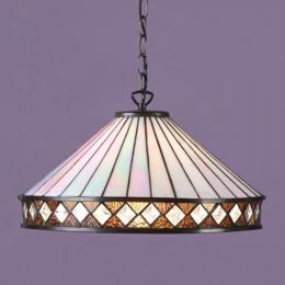 363-11108 Ferroni LED Tiffany 1 Light Large Pendant Ceiling Light 
