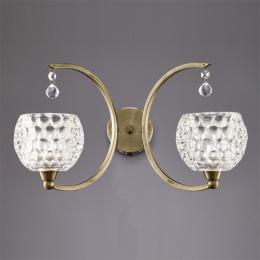 211-11322 Oriani LED 2 Light Wall Light Bronze 