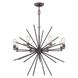 188-11363 Carabelli LED 8 Light Pendant Ceiling Light Western Bronze 