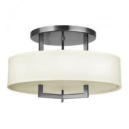 186-11369 Lancini LED Semi Flush Ceiling Light Antique Nickel 