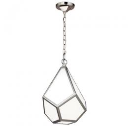 184-11378 Dimarco LED Small Pendant Ceiling Light Polished Nickel 