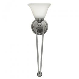186-11383 Bolzan LED 1 Light Wall Light Brushed Nickel 