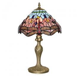 741-1155 Dragonetti LED Tiffany Table Lamp Antique Bronze 