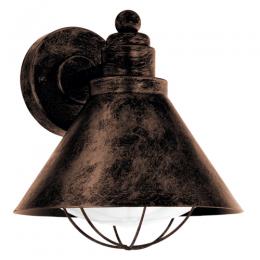 LED Outdoor Wall Light Antique Copper 