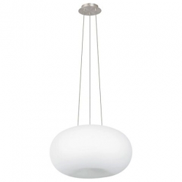LED Pendant Light Nickel Frosted 