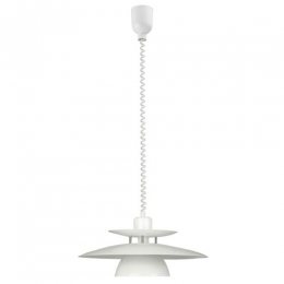 158-1188  LED Rise and Fall Pendant White 