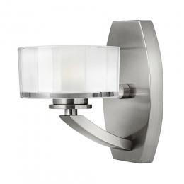 186-11970 Merola LED 1 Light Wall Light Brushed Nickel 