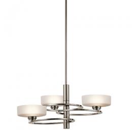 190-11997 Aldini LED 3 Light Ceiling Light Classic Pewter 