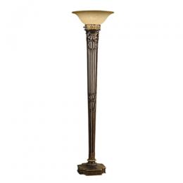 184-12037 Orazio LED 1 Light Uplighter Floor Lamp Firenze Gold 