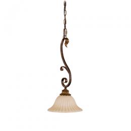 184-12061 Sophia LED 1 Light Pendant Aged Tortoise Shell Finish 