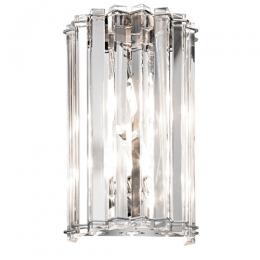 190-12104 Crivello LED 2 Light Wall Light Chrome Finish 