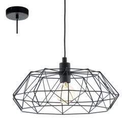 LED 1 Light Pendant Light Black 