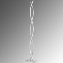 LED 2 Light LED Floor Lamp Chrome 