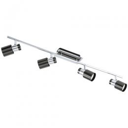 LED 4 Light LED Spotlight Black Chrome 