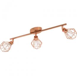 LED 3 Light LED Spotlight Copper Finish 