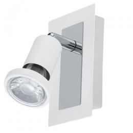 LED 1 Light LED Spotlight White Chrome 