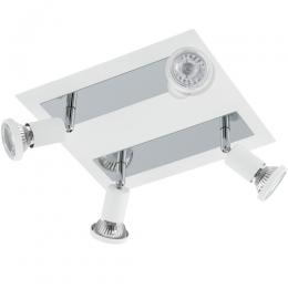 LED 4 Light LED Spotlight White Chrome 