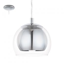 LED 1 Light Pendant Ceiling Light Chrome 