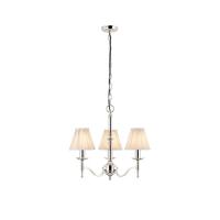 365-12527 Serena LED 3 Light Ceiling Light Polished Nickel
