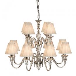 365-12530 Parillo LED 12 Light Ceiling Light Polished Nickel 