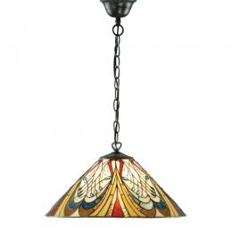 360-12550  LED Tiffany 1 Light Medium Pendant Ceiling Light 