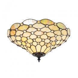 363-12559 Paradiso LED Tiffany 2 Light Medium Flush Ceiling Light 