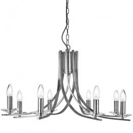 741-12716 Ascari LED 8 Light Ceiling Light Satin Silver 