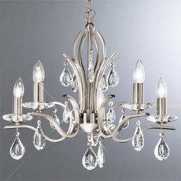 212-13236 Vollaro LED 5 Light Ceiling Light Polished Chrome 