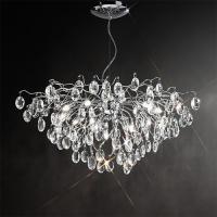 212-13239 Violi LED Crystal Ceiling Light Polished Chrome