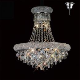 356-13280 Alberti Pendant 13 Light Polished Chrome-Crystal 