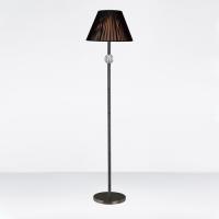 356-13335 Eva Floor Lamp Black Chrome-Crystal