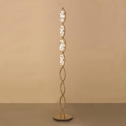 358-13393 Letezia 4 Light Floor Lamp Antique Brass 