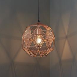 Pendant Ceiling Light Copper Plate 
