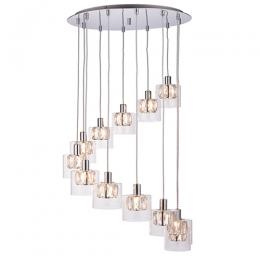 12 Light Ceiling Light Polished Chrome 