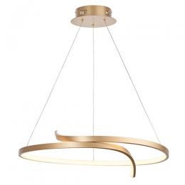 LED Pendant Ceiling Light Matt Brushed Gold 