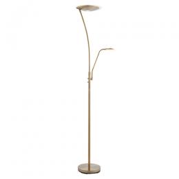 734-13667  Floor Uplighter Antique Brass 