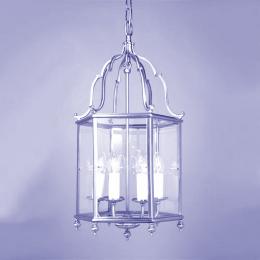 6 Light Lantern Polished Chrome 